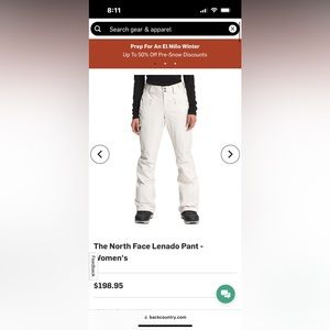 Northface Snowboard pants!